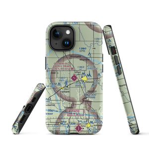 Oelwein Municipal Airport (OLZ) VFR Sectional  Tough iPhone Case