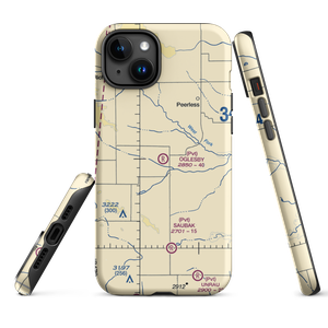 Oglesby Farms Inc Airport (MT87) VFR Sectional  Tough iPhone Case