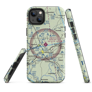 Ohio County Airport (JQD) VFR Sectional  Tough iPhone Case