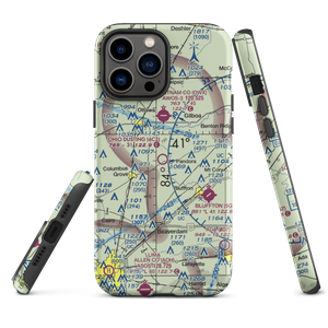 Ohio Dusting Co Inc Airport (6C2) VFR Sectional  Tough iPhone Case