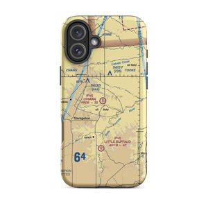 Ohman Ranch Airport (WY12) VFR Sectional  Tough iPhone Case