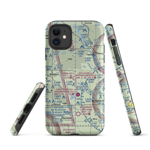 Ojibwa Airpark (D11) VFR Sectional  Tough iPhone Case