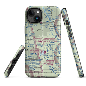 Ojibwa Airpark (D11) VFR Sectional  Tough iPhone Case