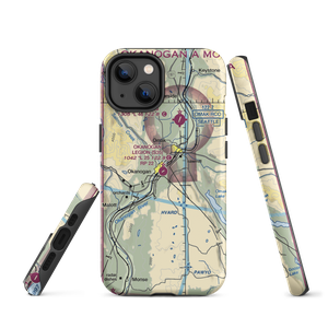 Okanogan Legion Airport (S35) VFR Sectional  Tough iPhone Case