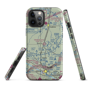 Okarche Airport (3OK1) VFR Sectional  Tough iPhone Case