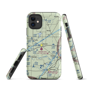 Okemah Flying Field (F81) VFR Sectional  Tough iPhone Case