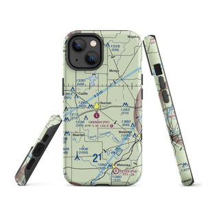 Okemah Flying Field (F81) VFR Sectional  Tough iPhone Case