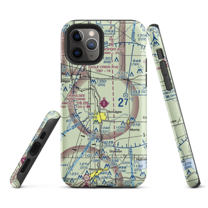 Okmulgee Regional Airport (OKM) VFR Sectional  Tough iPhone Case