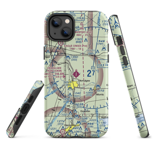 Okmulgee Regional Airport (OKM) VFR Sectional  Tough iPhone Case