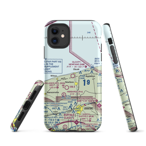 Olcott-Newfane Airport (D80) VFR Sectional  Tough iPhone Case