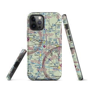 Old Boston Airport (66OH) VFR Sectional  Tough iPhone Case