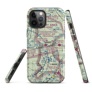 Old Hoppe Place Airport (67T) VFR Sectional  Tough iPhone Case