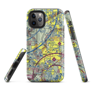 Old Portage Heliport (4P2) VFR Sectional  Tough iPhone Case