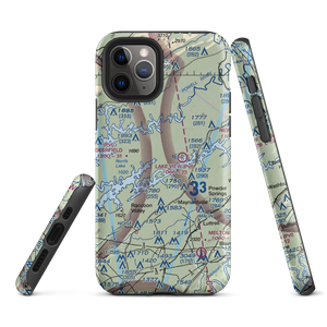 Old Valley Airport (TN13) VFR Sectional  Tough iPhone Case