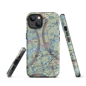 Old Valley Airport (TN13) VFR Sectional  Tough iPhone Case