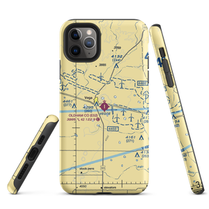 Oldham County Airport (E52) VFR Sectional  Tough iPhone Case