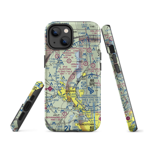 Oldstown Flying Tails Airport (81OH) VFR Sectional  Tough iPhone Case