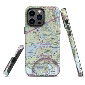 Olga Bay Seaplane Base (KOY) VFR Sectional  Tough iPhone Case