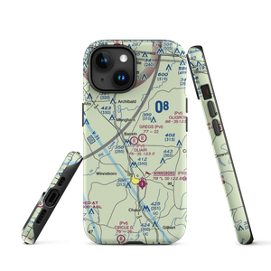 Oliair Airport (LS20) VFR Sectional  Tough iPhone Case