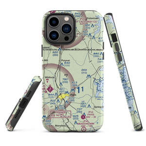 Oliver Landing Airport (42TN) VFR Sectional  Tough iPhone Case