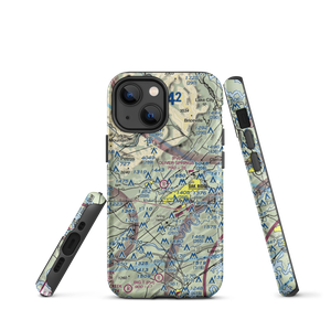 Oliver Springs Inc Airport (TN08) VFR Sectional  Tough iPhone Case