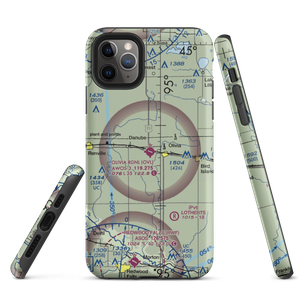 Olivia Regional Airport (OVL) VFR Sectional  Tough iPhone Case