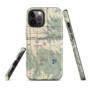 Oller Airport (SD97) VFR Sectional  Tough iPhone Case