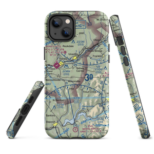 Olmstead Landing Strip (73NY) VFR Sectional  Tough iPhone Case