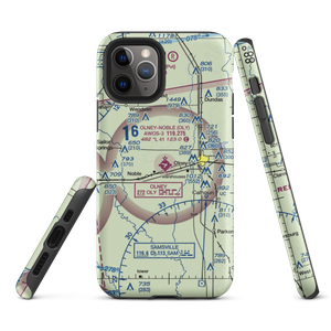 Olney Noble Airport (OLY) VFR Sectional  Tough iPhone Case