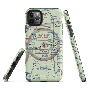 Olney Noble Airport (OLY) VFR Sectional  Tough iPhone Case