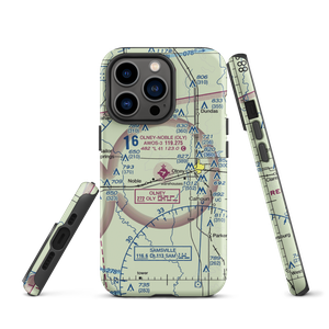 Olney Noble Airport (OLY) VFR Sectional  Tough iPhone Case