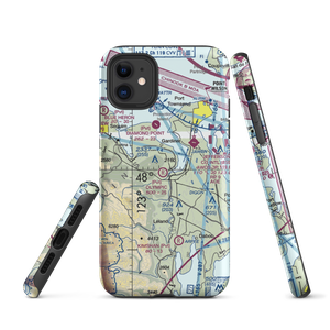 Olympic Field (WA45) VFR Sectional  Tough iPhone Case