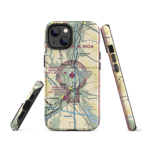 Omak Airport (OMK) VFR Sectional  Tough iPhone Case