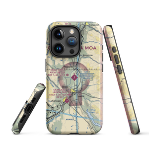 Omak Airport (OMK) VFR Sectional  Tough iPhone Case