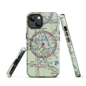 Omar N Bradley Airport (MBY) VFR Sectional  Tough iPhone Case