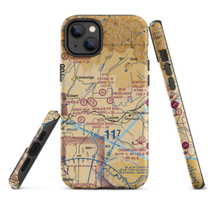 Omega 1 STOLport (12CO) VFR Sectional  Tough iPhone Case