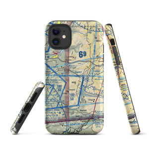 On the Rocks Airport (1CA6) VFR Sectional  Tough iPhone Case