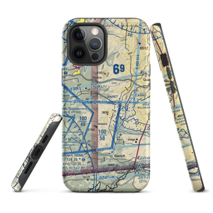 On the Rocks Airport (1CA6) VFR Sectional  Tough iPhone Case