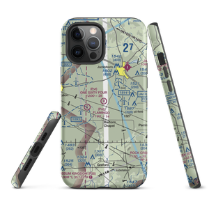 One Sixty Four Place Airport (TS02) VFR Sectional  Tough iPhone Case
