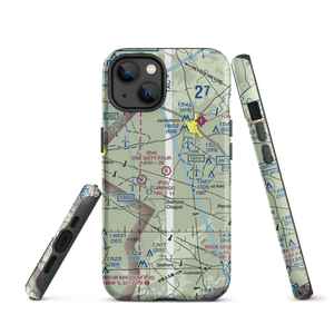 One Sixty Four Place Airport (TS02) VFR Sectional  Tough iPhone Case
