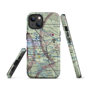 Oneida Lake Strip Airport (8NY7) VFR Sectional  Tough iPhone Case
