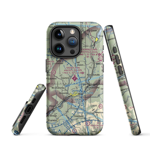 Oneonta Municipal Airport (N66) VFR Sectional  Tough iPhone Case