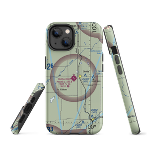 Onida Municipal Airport (98D) VFR Sectional  Tough iPhone Case