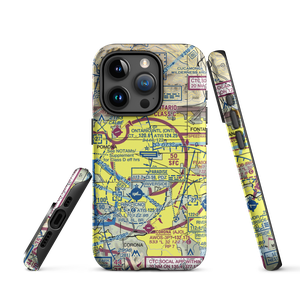 Ontario International Airport (ONT) VFR Sectional  Tough iPhone Case