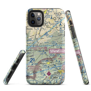 Oolenoy Valley Airport (SC75) VFR Sectional  Tough iPhone Case