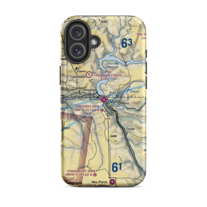 Orofino Municipal Airport (S68) VFR Sectional  Tough iPhone Case