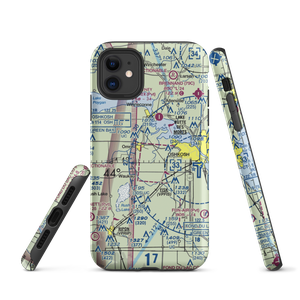 Oshkosh Sky Ranch Airport (2WN8) VFR Sectional  Tough iPhone Case