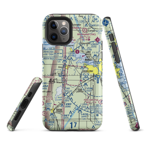 Oshkosh Sky Ranch Airport (2WN8) VFR Sectional  Tough iPhone Case
