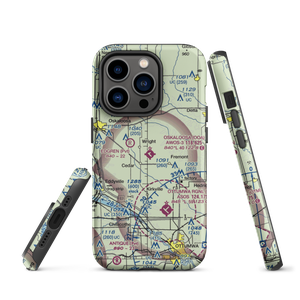 Oskaloosa Municipal Airport (OOA) VFR Sectional  Tough iPhone Case