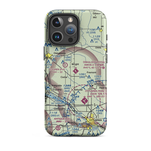 Oskaloosa Municipal Airport (OOA) VFR Sectional  Tough iPhone Case